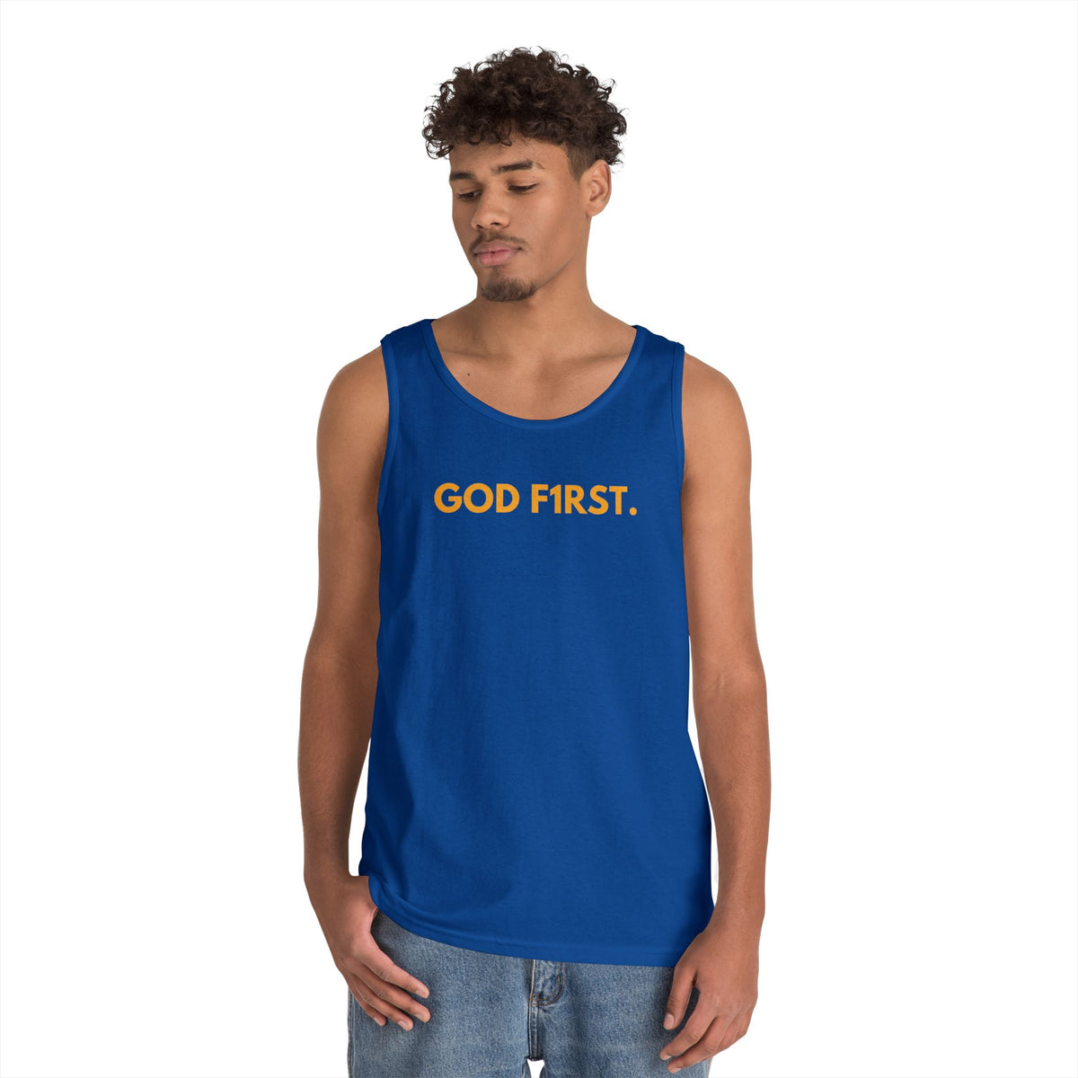 GOD F1RST Cotton Tank Top