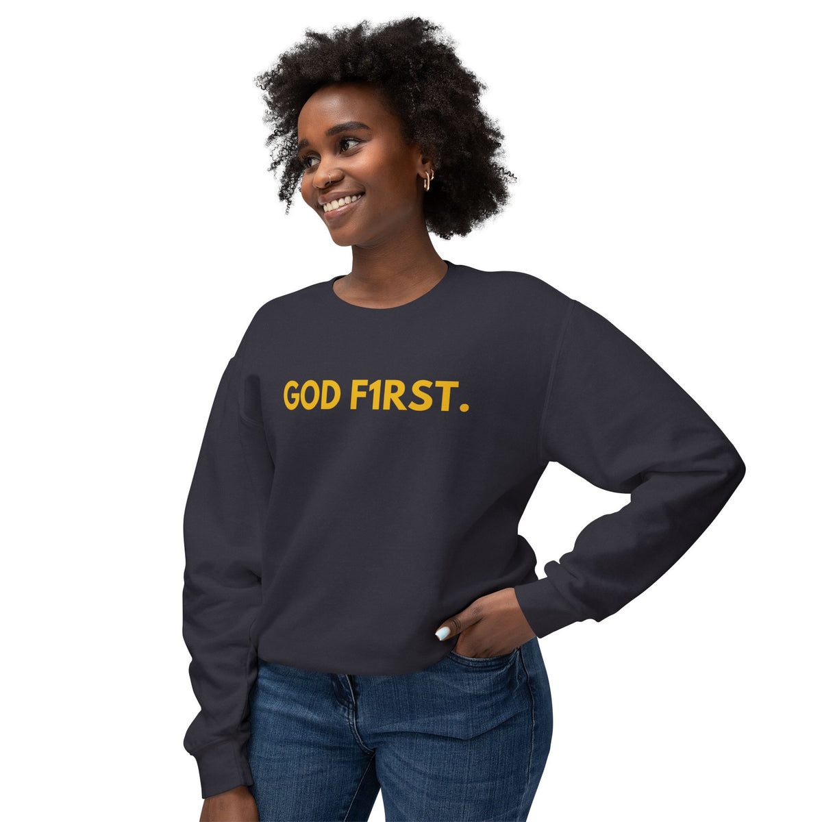 GOD F1RST Crewneck Sweatshirt
