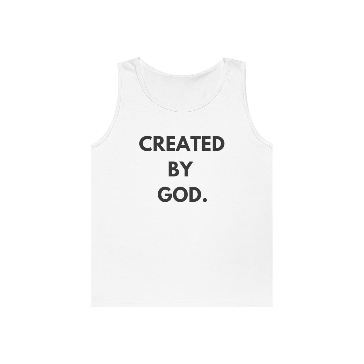 Created By God Cotton Tank Top
