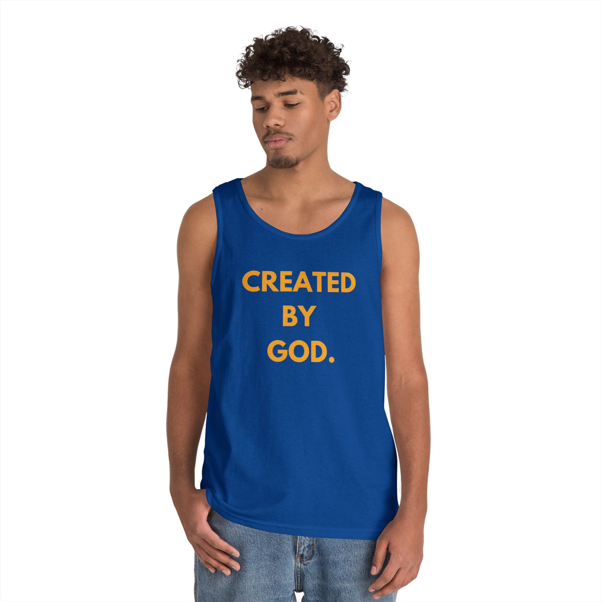 Created By God Cotton Tank Top