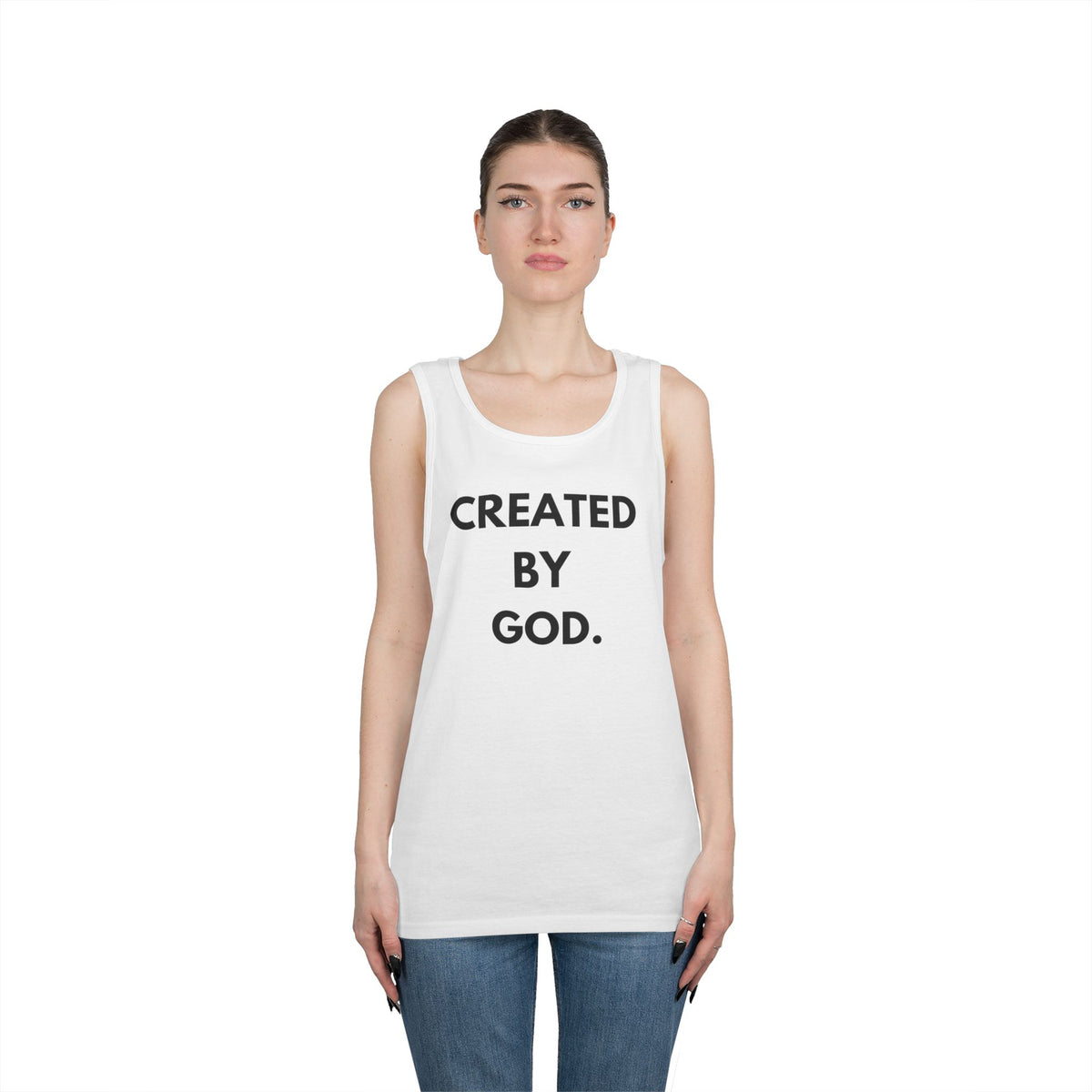 Created By God Cotton Tank Top