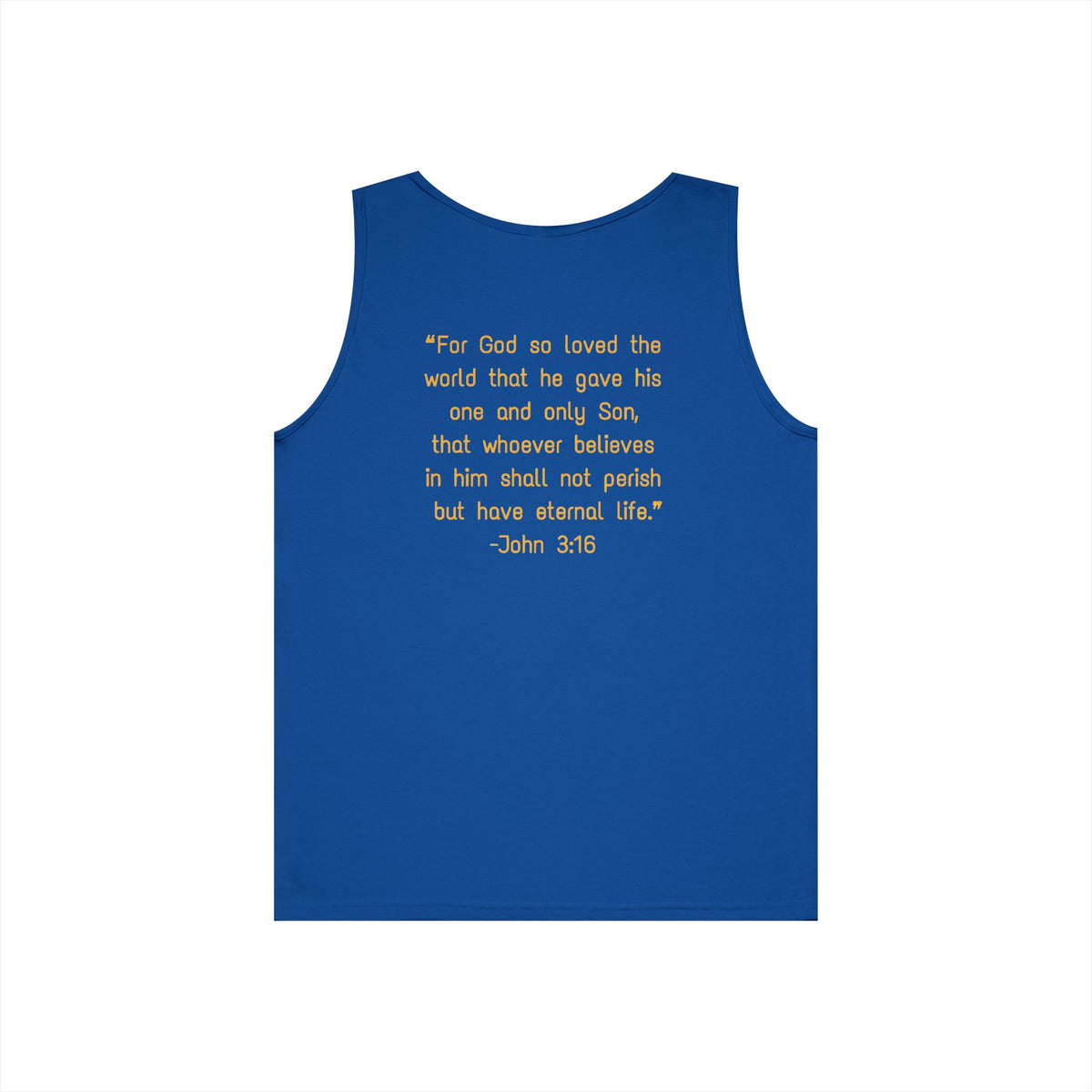 Jesus On the Cross Cotton Tank Top