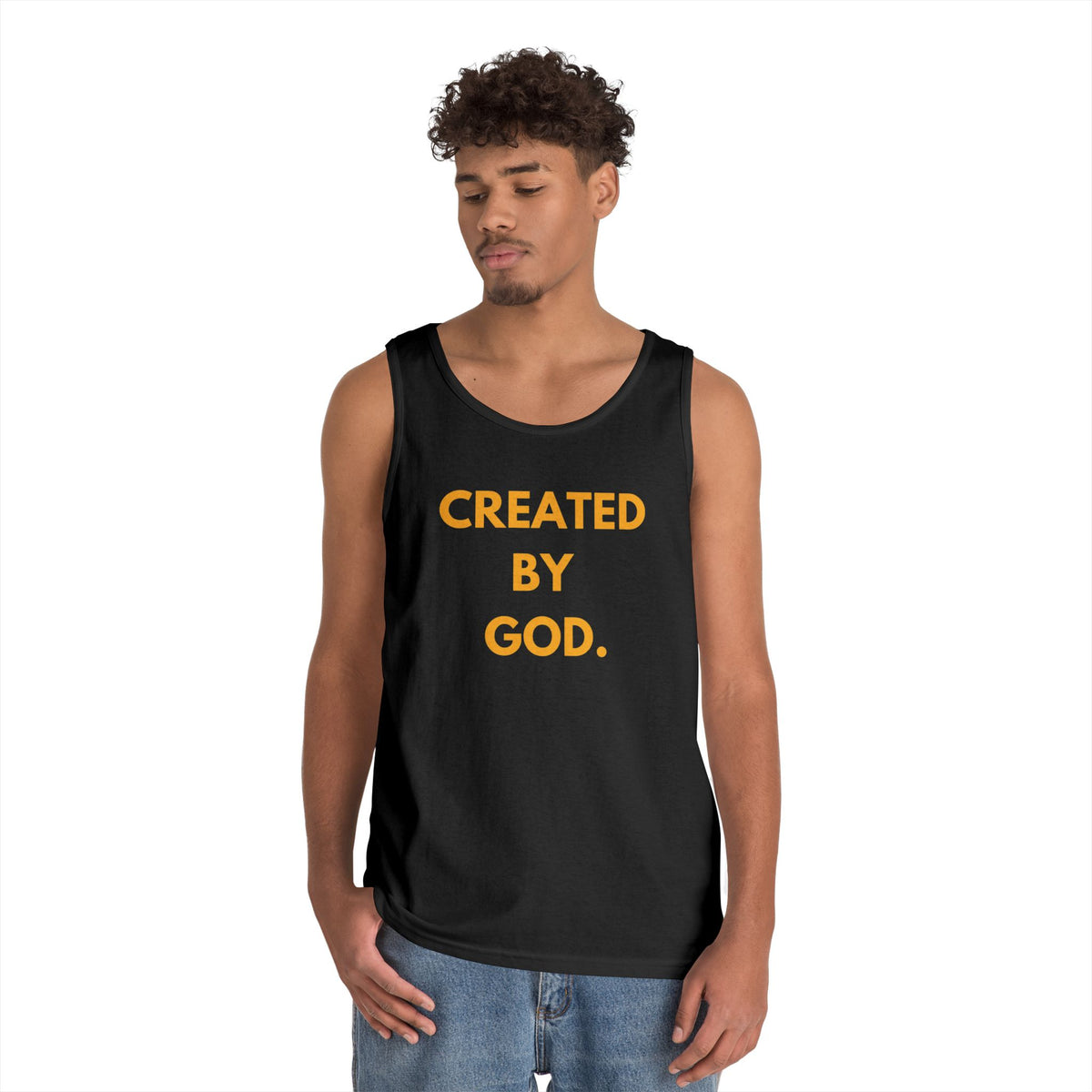 Created By God Cotton Tank Top
