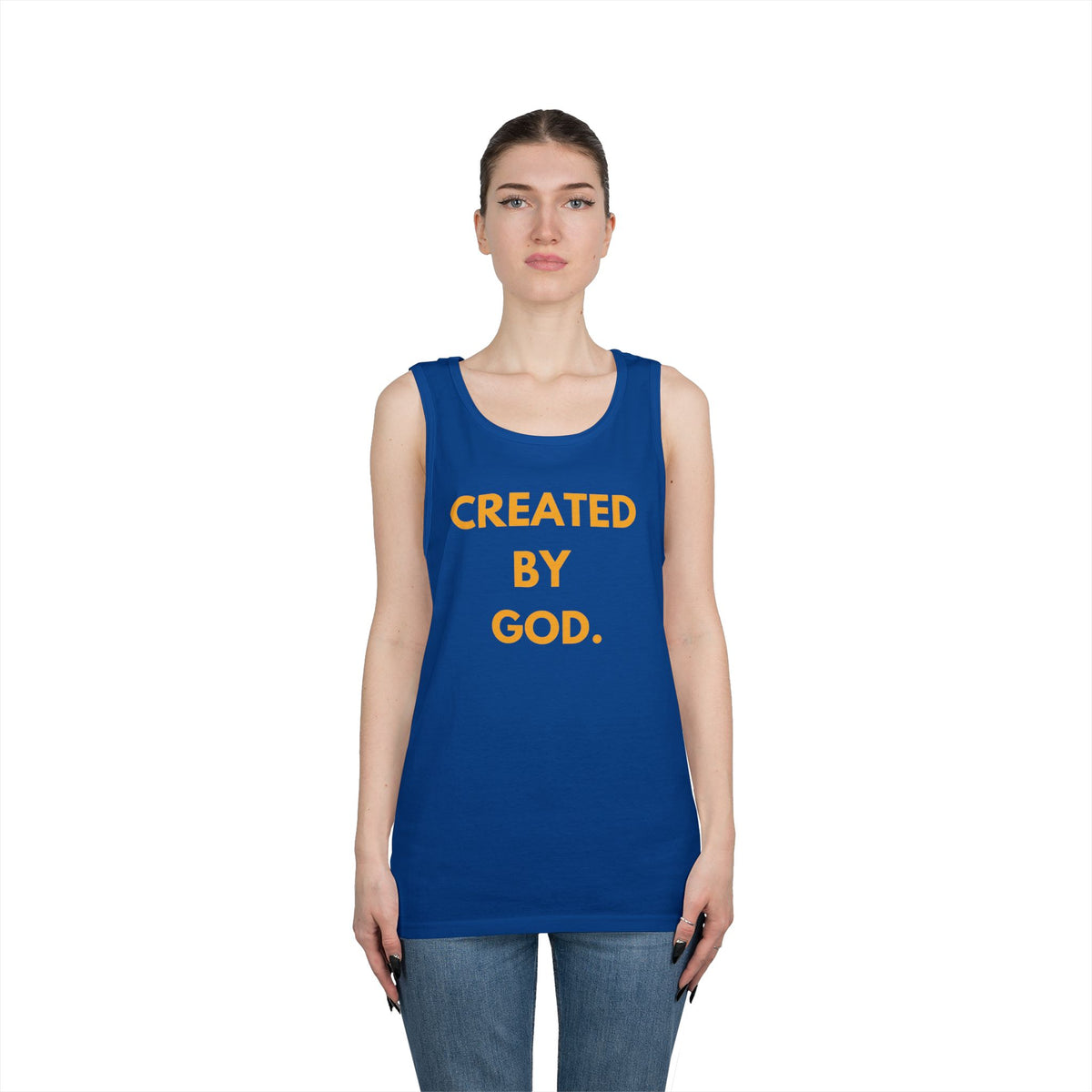 Created By God Cotton Tank Top